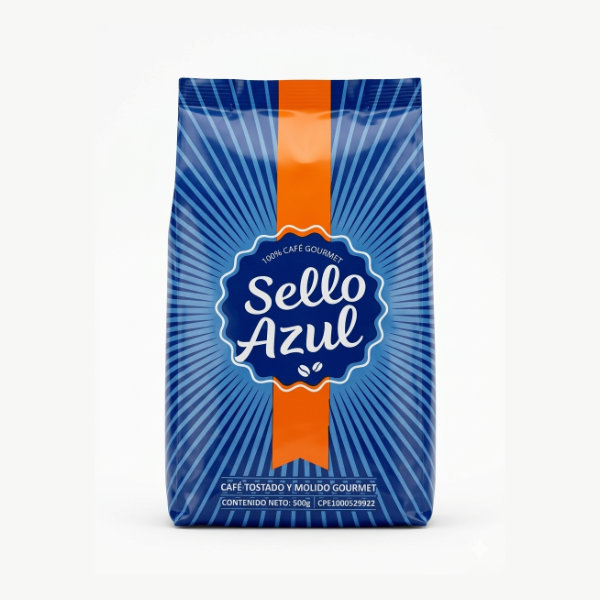 cafe sello azul 500g x 8