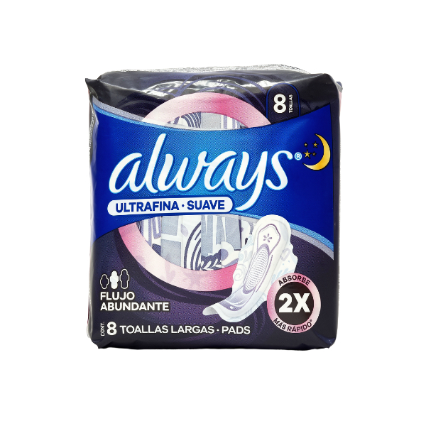 alway toallas suave noche 43g x 12