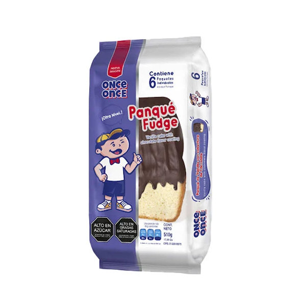 panque fudge 6u 510g