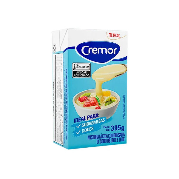 leche condesada cremor 395g  x 27