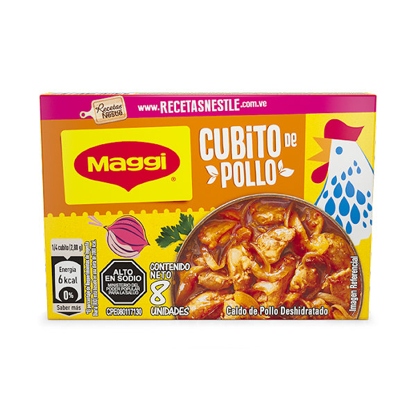 cubito de pollo maggi 8un x 12