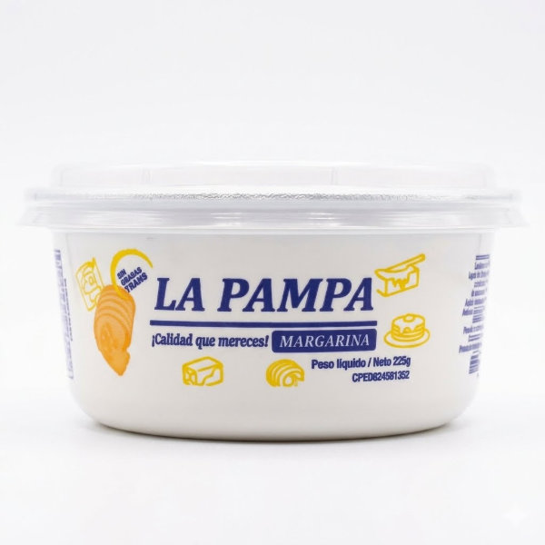 margarina la pampa 225g x 24