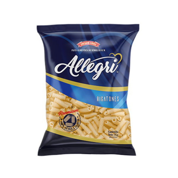 pasta allegri rigatoners 1kg x 12