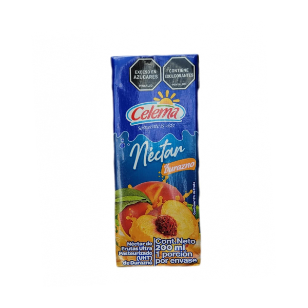 nectar celema durazno 200ml x24un