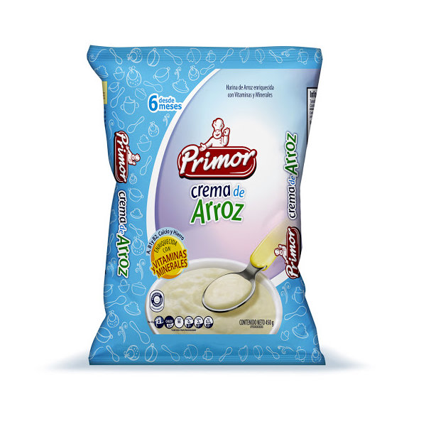 crema arroz primor bol 450g x 16