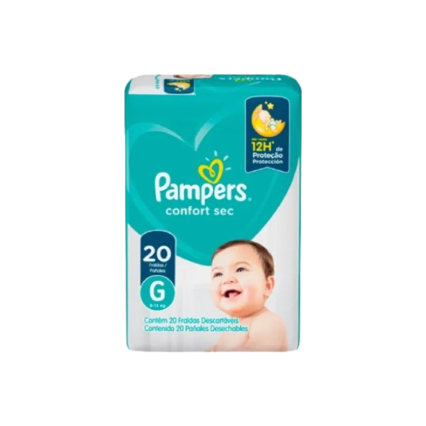 pampers panales confort 463g