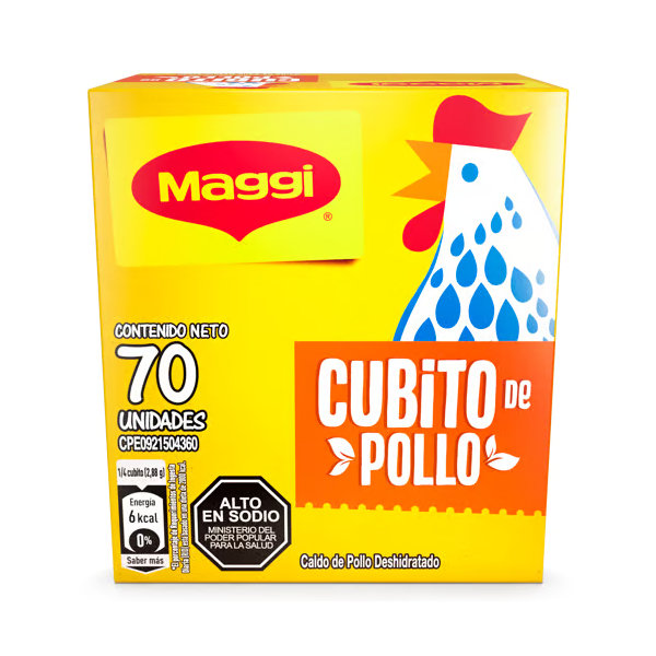 cubito maggi pollo 1 x 70un x 6