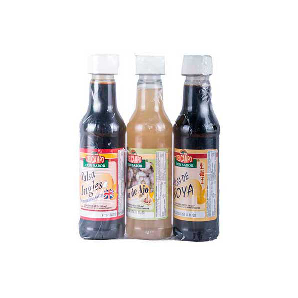 combo 3 salsa del campo 150ml x 8