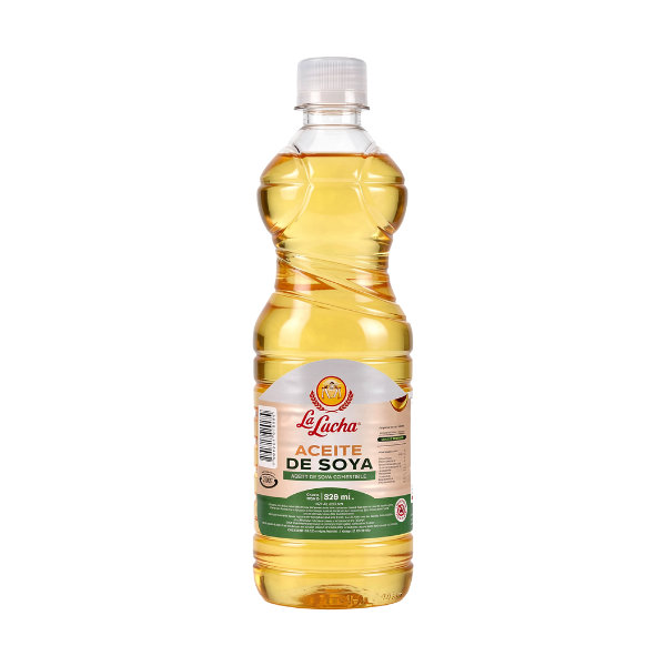 aceite soya la lucha 828ml x 12