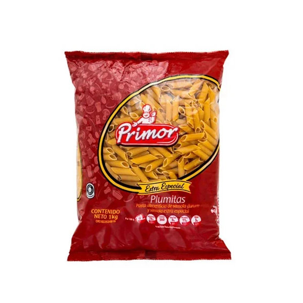pasta primor ex/es plumita 1kg x 12