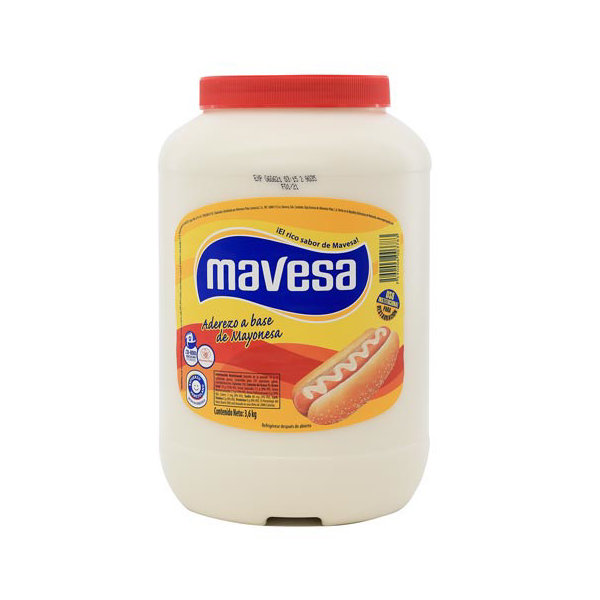 mavesa mayonesa 3.6kg x 4