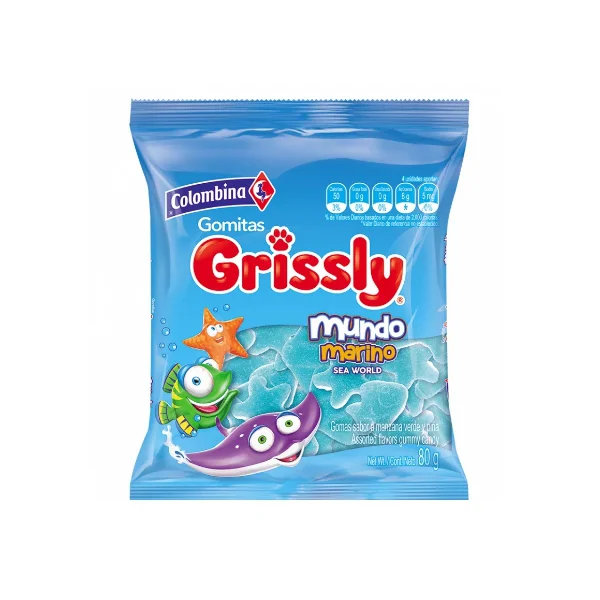 gomitas grissly 80g x 24un
