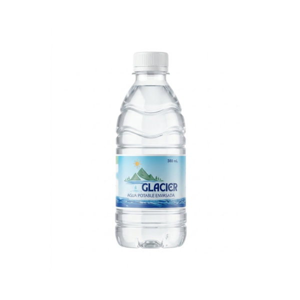 agua glacier 380ml x 24un