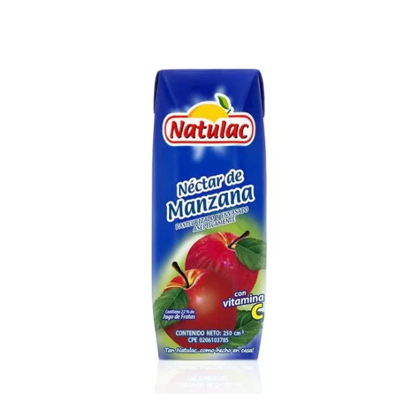 nectar de manzana tpa 250ml x24un