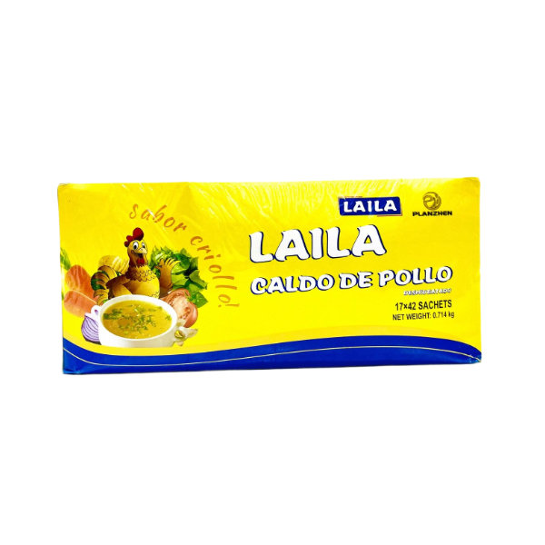 caldo de pollo laila 17g x 42un x 8