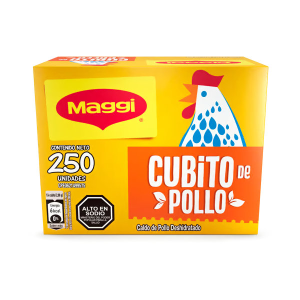 cubito maggi pollo 1 x 250un x 4